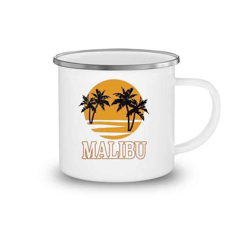 Malibu Retro 70'S Vintage Beach Vacation Gift Camping Mug