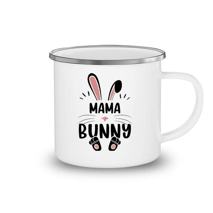 Mama Bunny Funny Matching Easter Bunny Egg Hunting Camping Mug