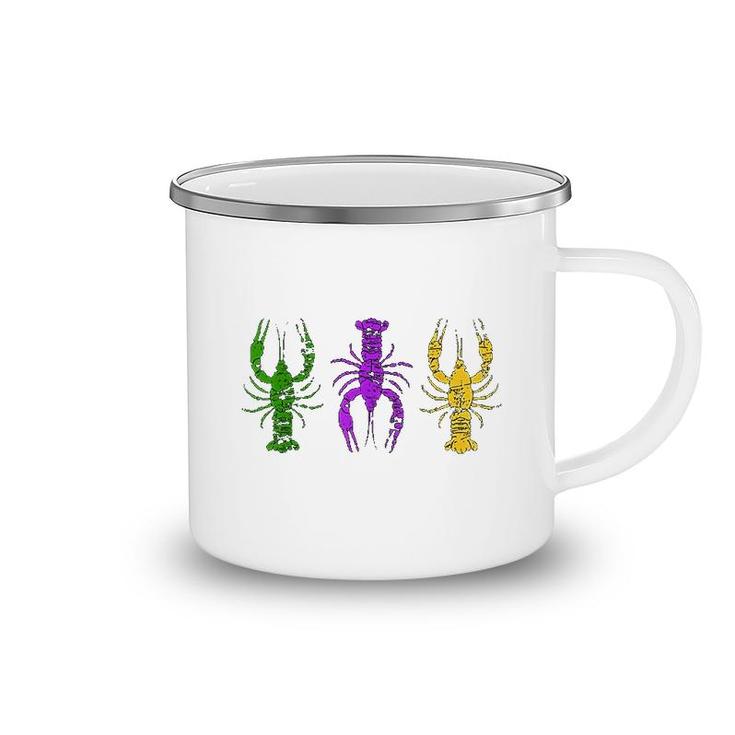 Mardi Gras Crawfish Jester New Orleans Gift Camping Mug