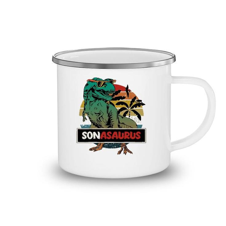 Matching Family Sonasaurusrex - Son Camping Mug