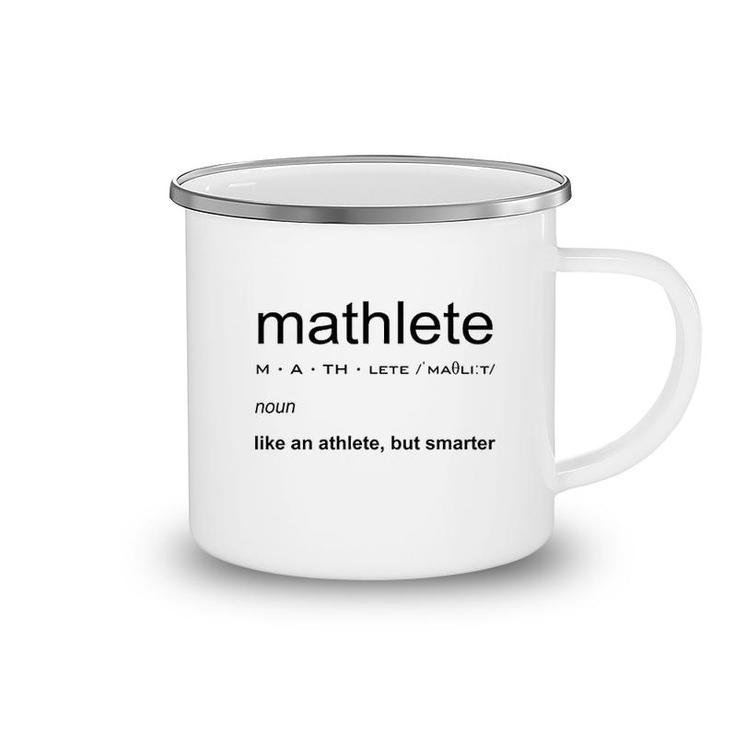 Mathlete Definition Funny Math Nerd Geek Camping Mug