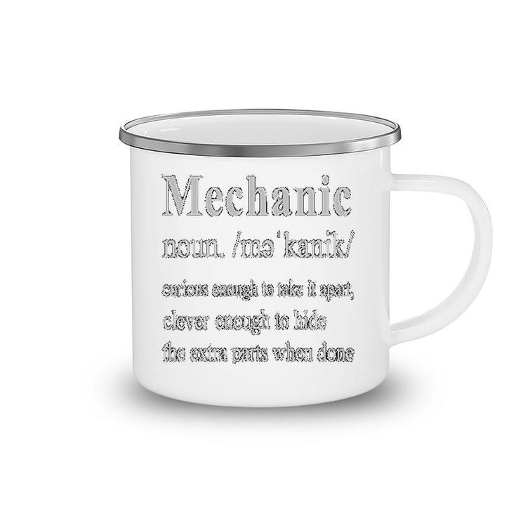 Mechanic Engineer Mechanic Definition Camping Mug