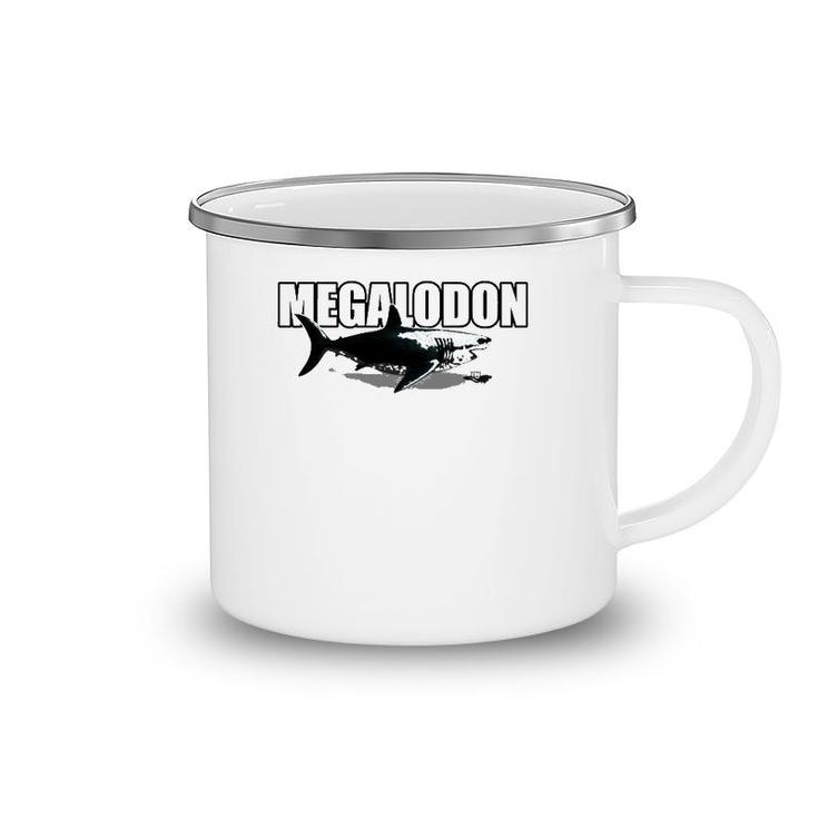 Megalodon King Of The Ocean Camping Mug