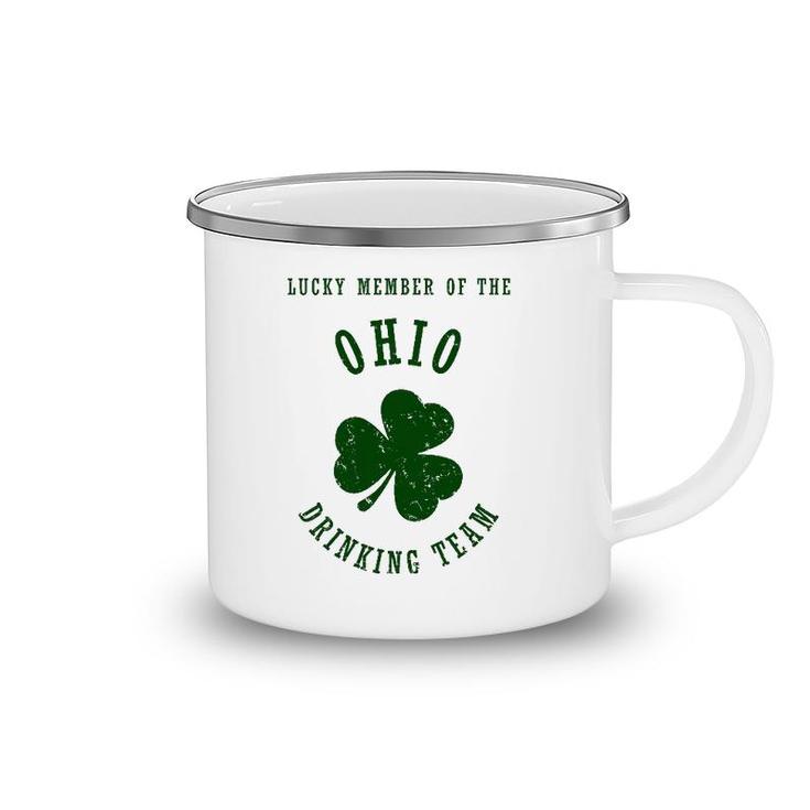 Member Of The Ohio Drinking Team , St Patrick's Day Camping Mug