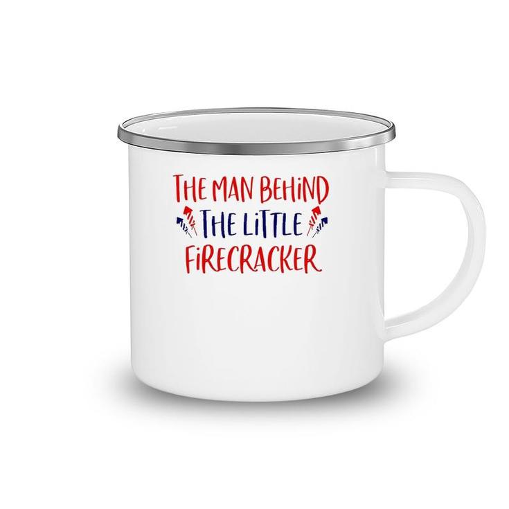 Mens 4Th Of July Pregnancy Announcement For Men Baby Reveal Camping Mug