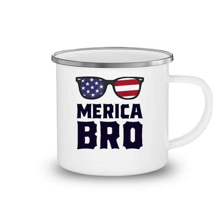 Merica Bro 4Th Of July  Sunglasses Patriotic American Camping Mug
