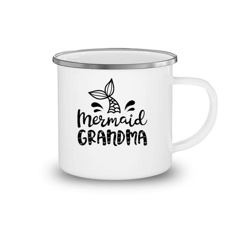 Mermaid Grandma Funny Grandmother Family Matching Birthday Camping Mug