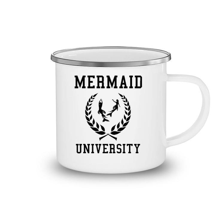 Mermaid University Funny Deep-Sea Diver Sailor Camping Mug