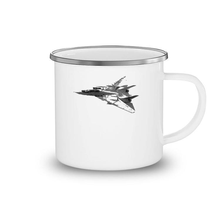 Military's Jet Fighters Aircraft Plane F14 Tomcat Camping Mug