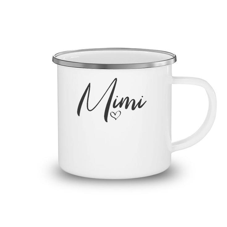 Mimi Heart For Grandma Women Christmas Mother's Day Camping Mug