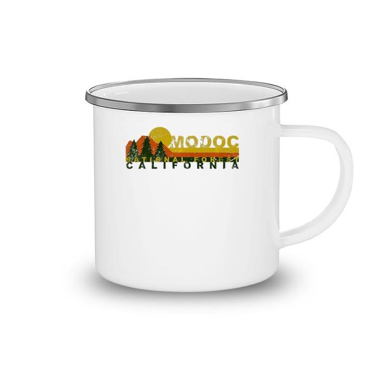 Modoc National Forest Vintage Retro  Camping Mug