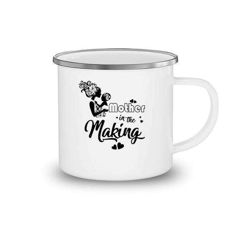Mother In The Making Mom And Son Black Version Camping Mug