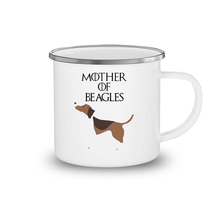 Mother Of Beagles Cute Funny Dog & Gift Fur Mom Camping Mug