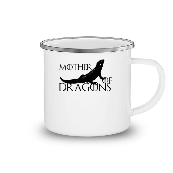 Mother Of Bearded Dragons Beardie Mom Reptile Pet Queen Gift Camping Mug