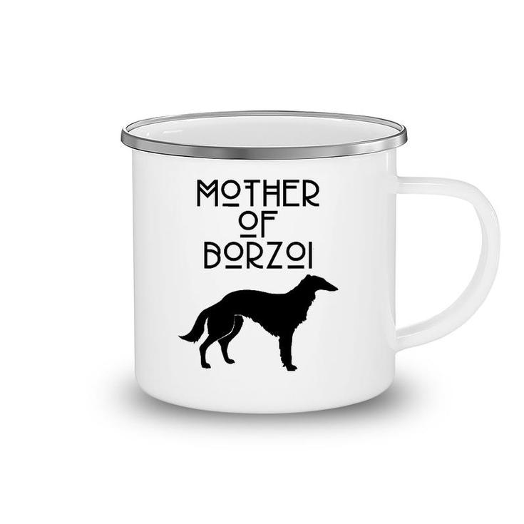 Mother Of Borzoi Acr016a Dog Camping Mug