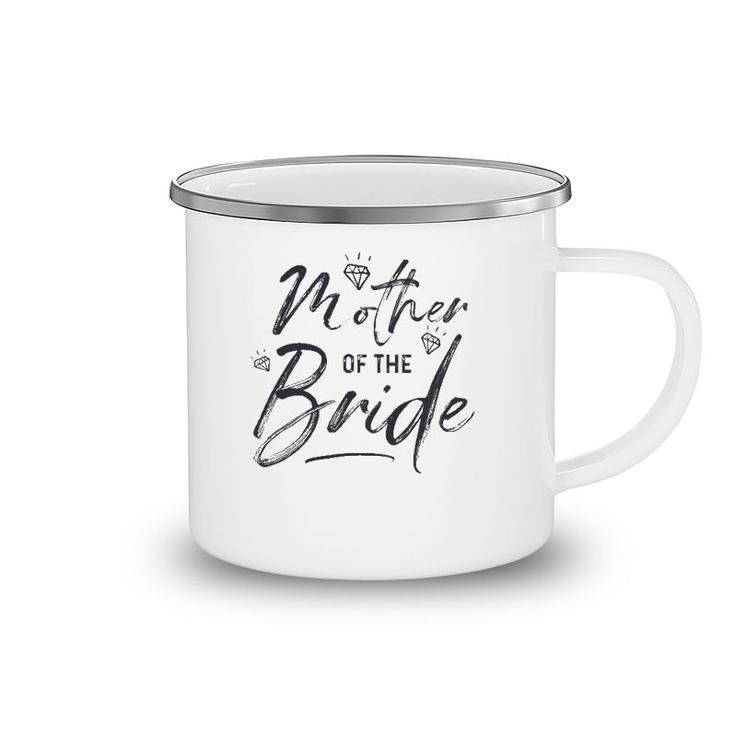 Mother Of The Bride Calligraphy For Wedding Party Camping Mug