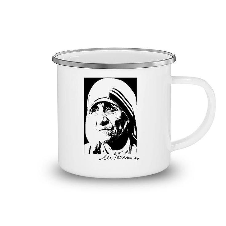 Mother Teresa De Calcutta Catholicism Camping Mug