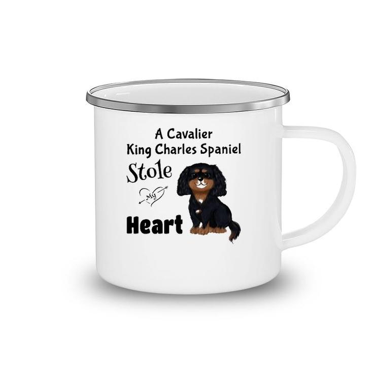 My Black And Tan Cavalier King Charles Spaniel Camping Mug