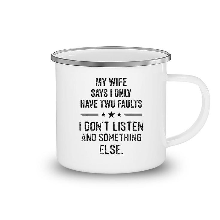 My Wife Gift For Men Funny Husband Gifts Camping Mug