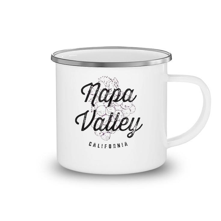 Napa Valley California Wine Country Vintage Tee Zip Camping Mug