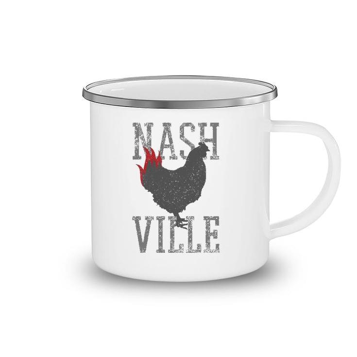 Nashville Tennessee Hot Chicken Music City Souvenir Gift Camping Mug