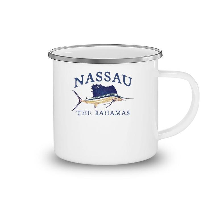 Nassau The Bahamas Sailfish Lover Gift Camping Mug