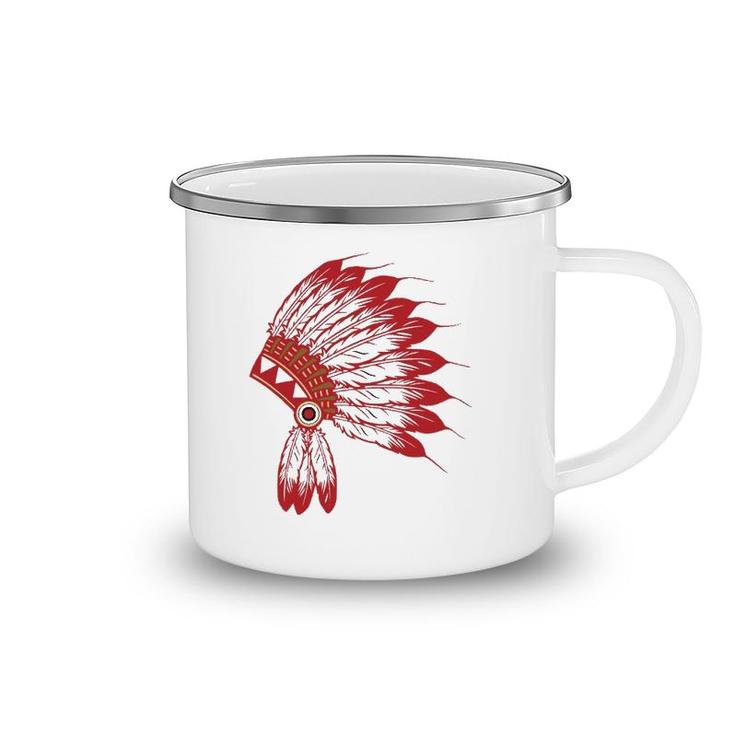 Native American Headdress Tribes Gift Native Indian Camping Mug