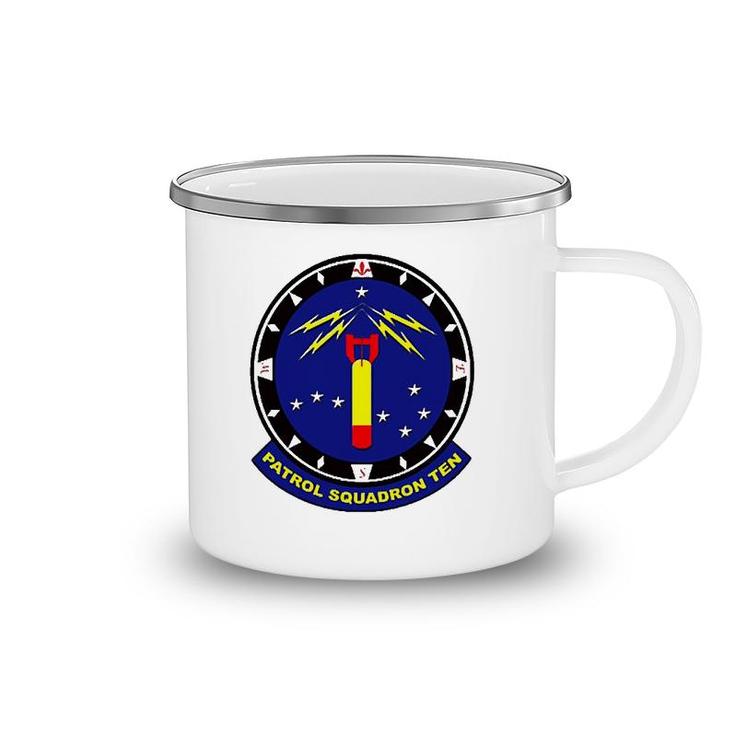 Navy Patrol Squadron 10 Vp-10 Patch Image Insignia Camping Mug