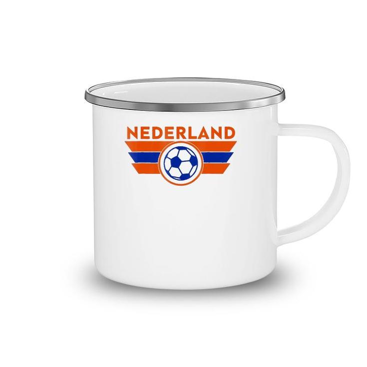 Nederland Jersey  The Netherlands Soccer Voetbal Camping Mug