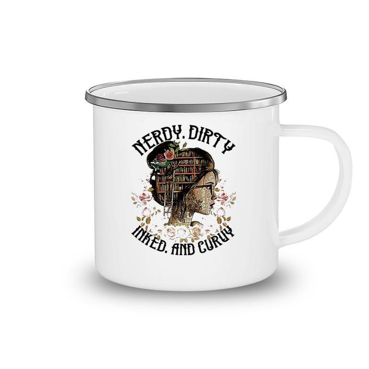 Nerdy Dirty Inked And Curvy Camping Mug