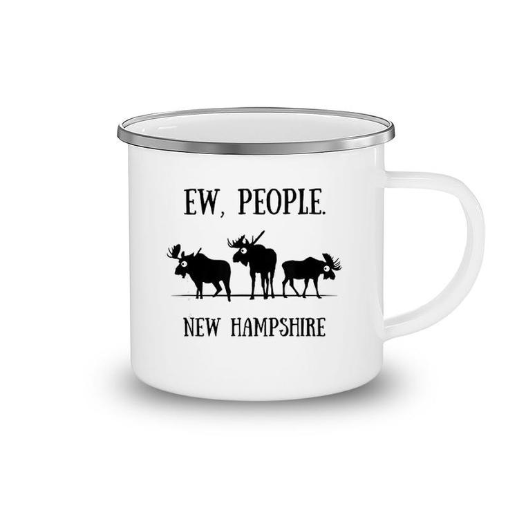New Hampshire Moose Ew People Camping Mug