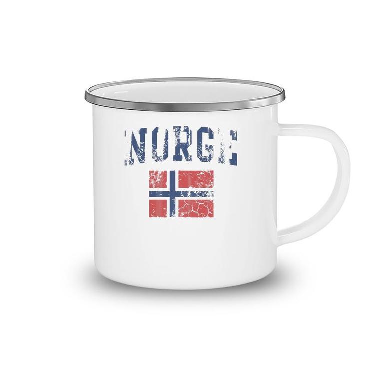 Norge Flag Norway Norwegian Home Love Family Camping Mug