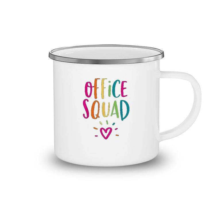 Office Squad Administrative Assistant Gift School Secretary Camping Mug