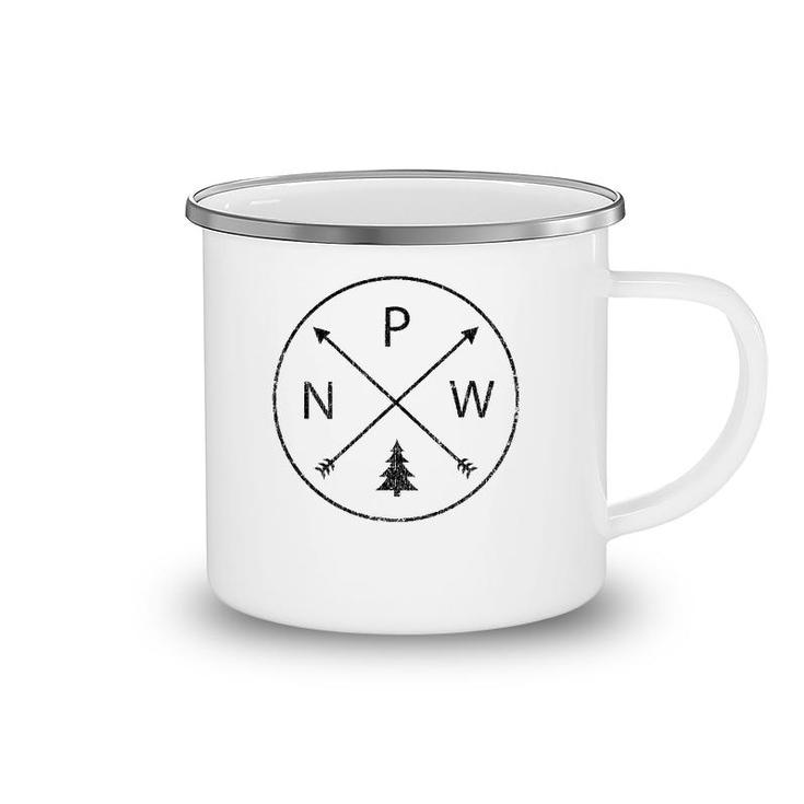 Pacific Northwest Arrows Pine Tree Pnw Camping Mug