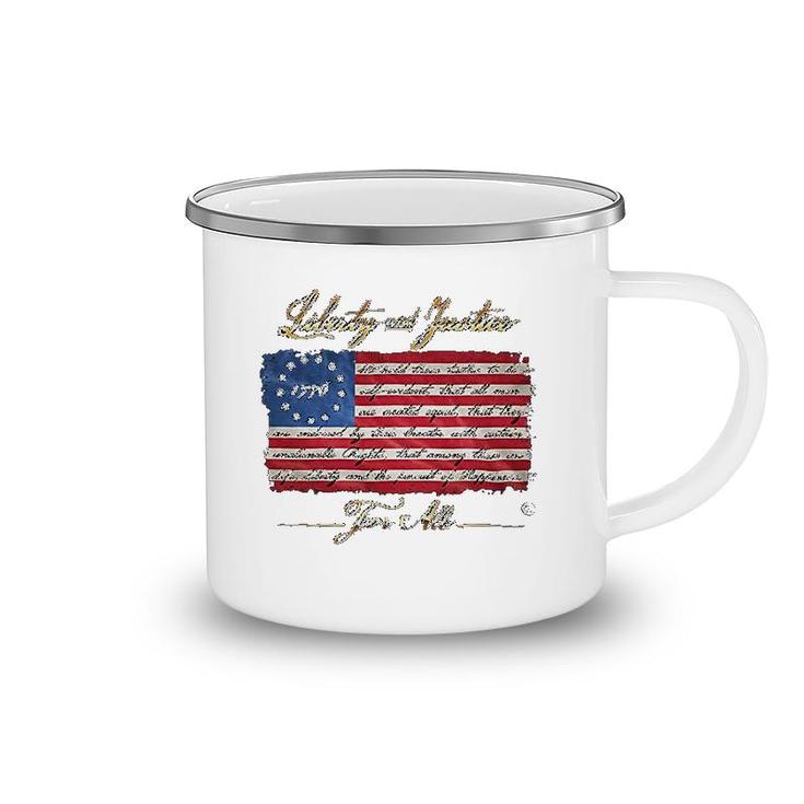 Patriotic Patriotic 1776 Betsy Ross Camping Mug