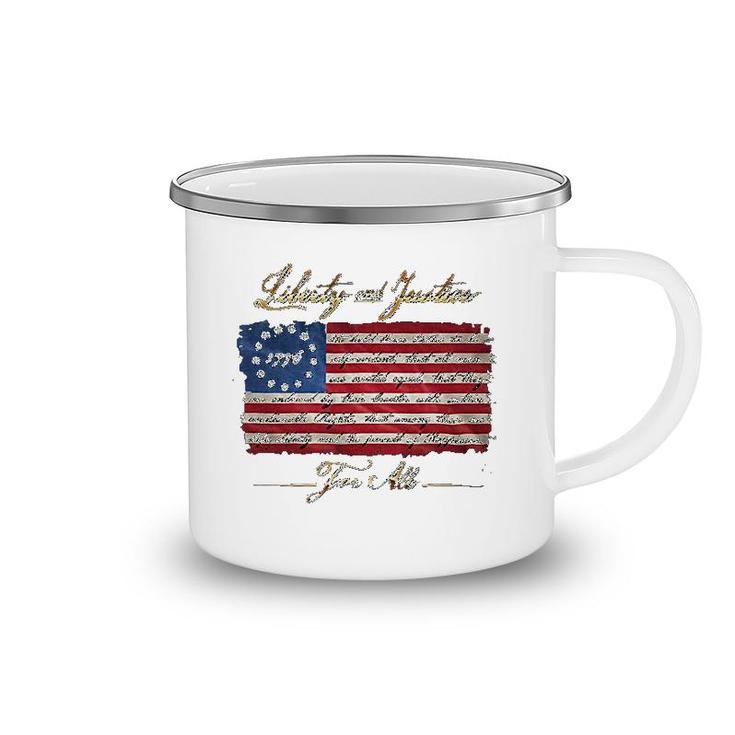 Patriotic Patriotic 1776 Betsy Ross Camping Mug