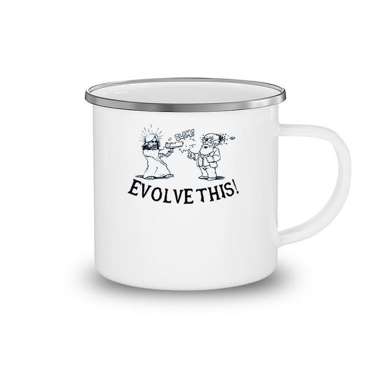 Paul Evolve This Jesus Vs Darwin Camping Mug
