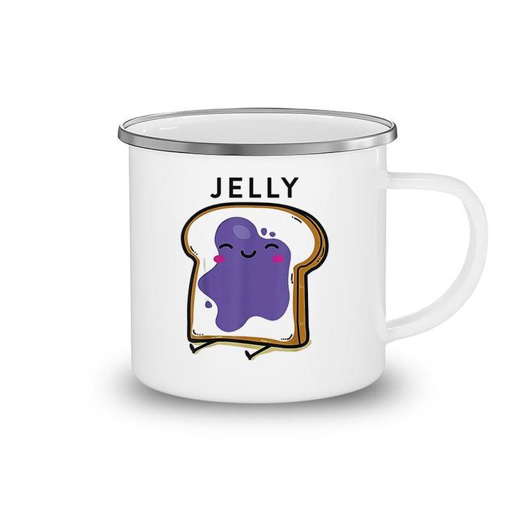 Peanut Butter And Jelly Matching Couple Camping Mug