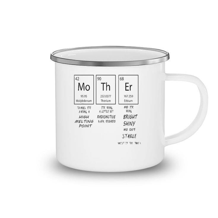 Periodic Table Of Elements Mother For Mother's Day Camping Mug