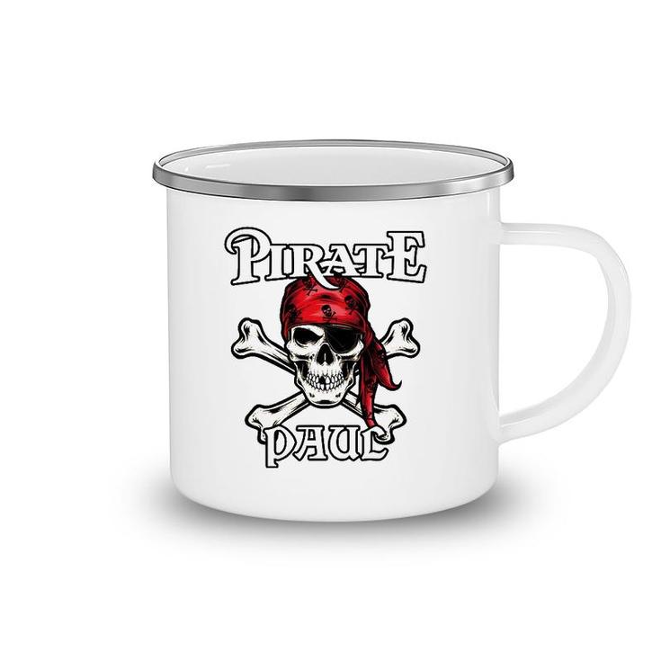 Pirate Paul Pirate Halloween Costume Camping Mug