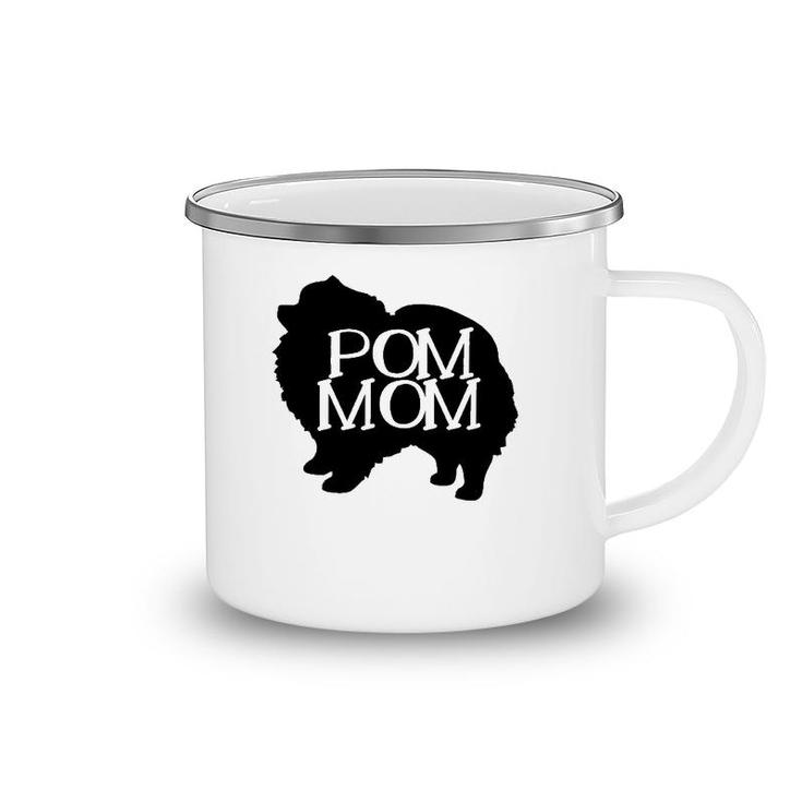 Pomeranian Dog Lover Pom Mom Camping Mug