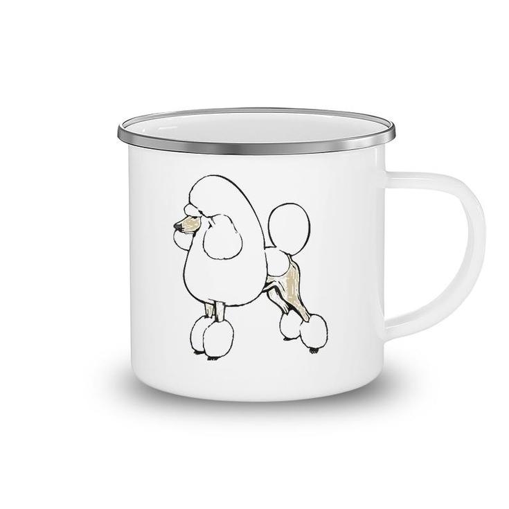 Poodle Dog Breed Gift For Animal Dogs Fan Lover Camping Mug