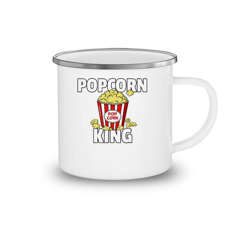 Popcorn King Gift Cinema Movie Snack Camping Mug