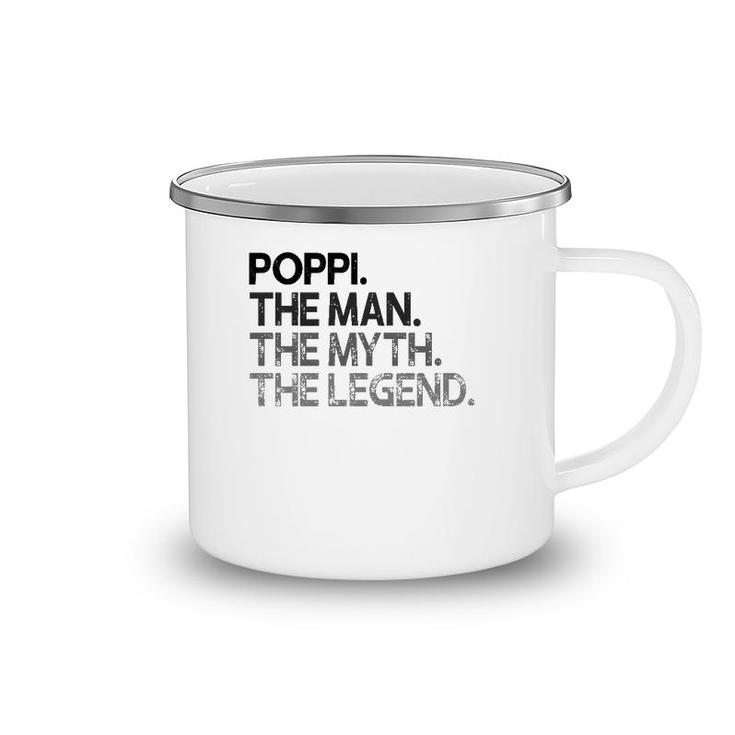 Poppi The Man The Myth Legend Gift Camping Mug