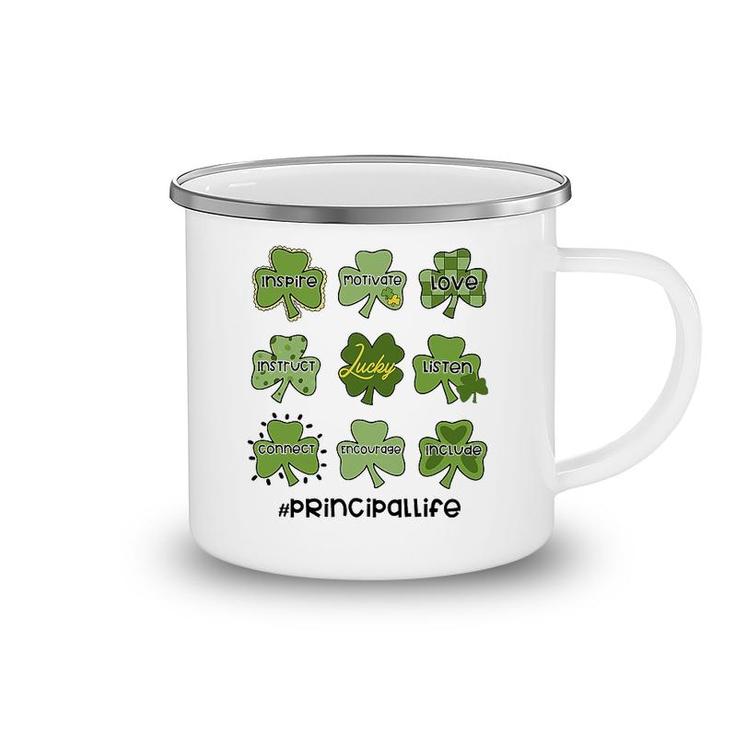 Principal Lucky Shamrock Patricks Day Camping Mug