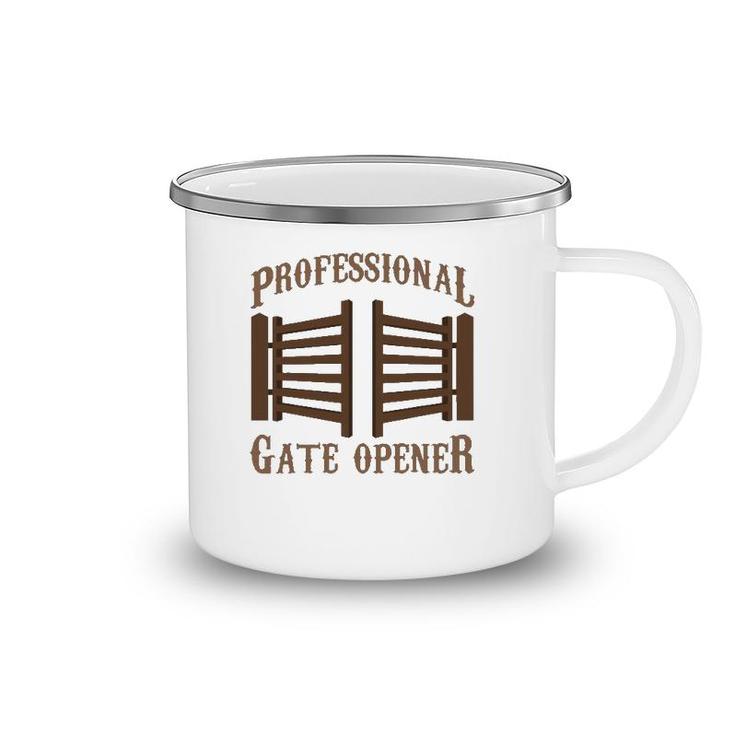 Professional Gate Opener Country Farmer Pasture Gate Camping Mug