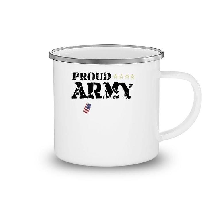 Proud US Army Mother American Military Family Mom Gift Camping Mug