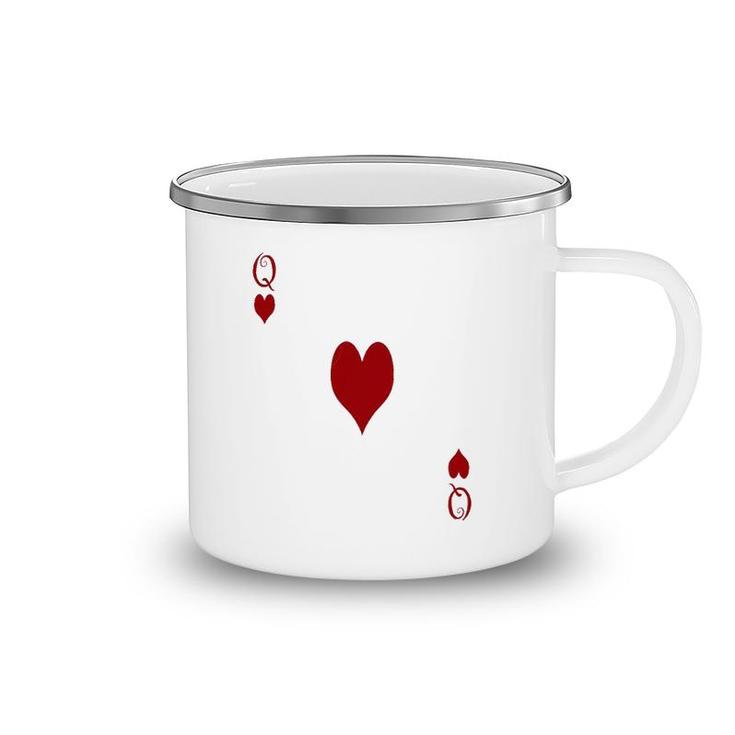 Queen Of Hearts- Easy Costumes For Women Camping Mug