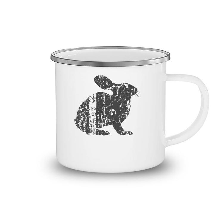 Rabbit Vintage Design Rabbit Print Camping Mug