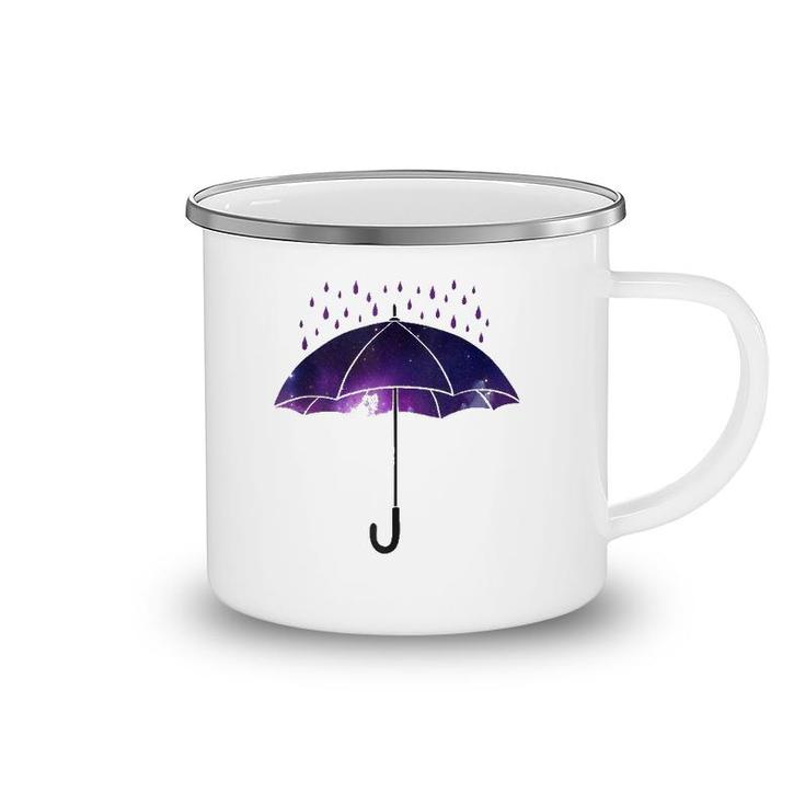 Rain Purple  Camping Mug